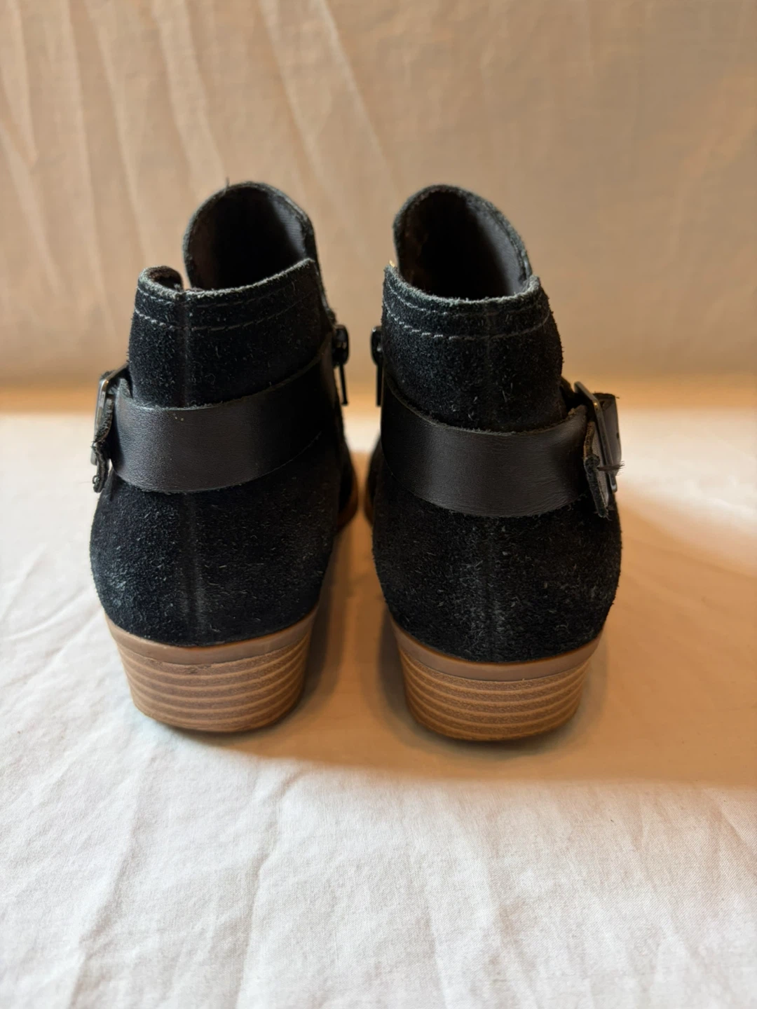 Black Suede Ankle Boots - photo 4
