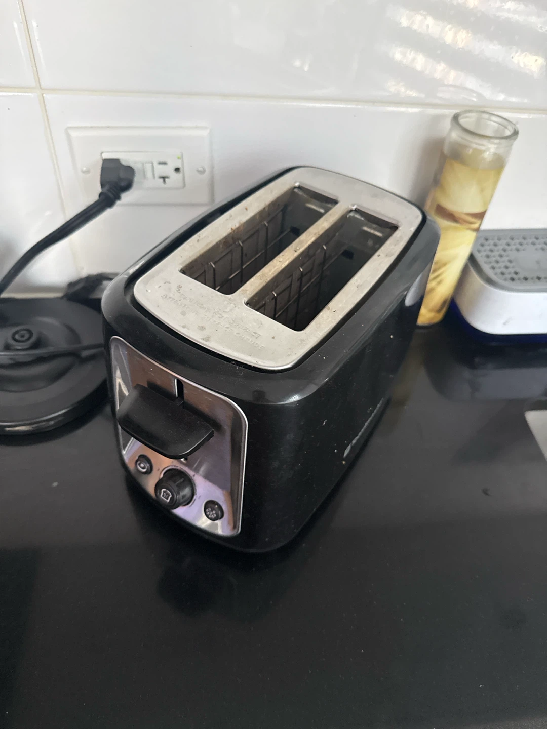Black 2-Slice Toaster