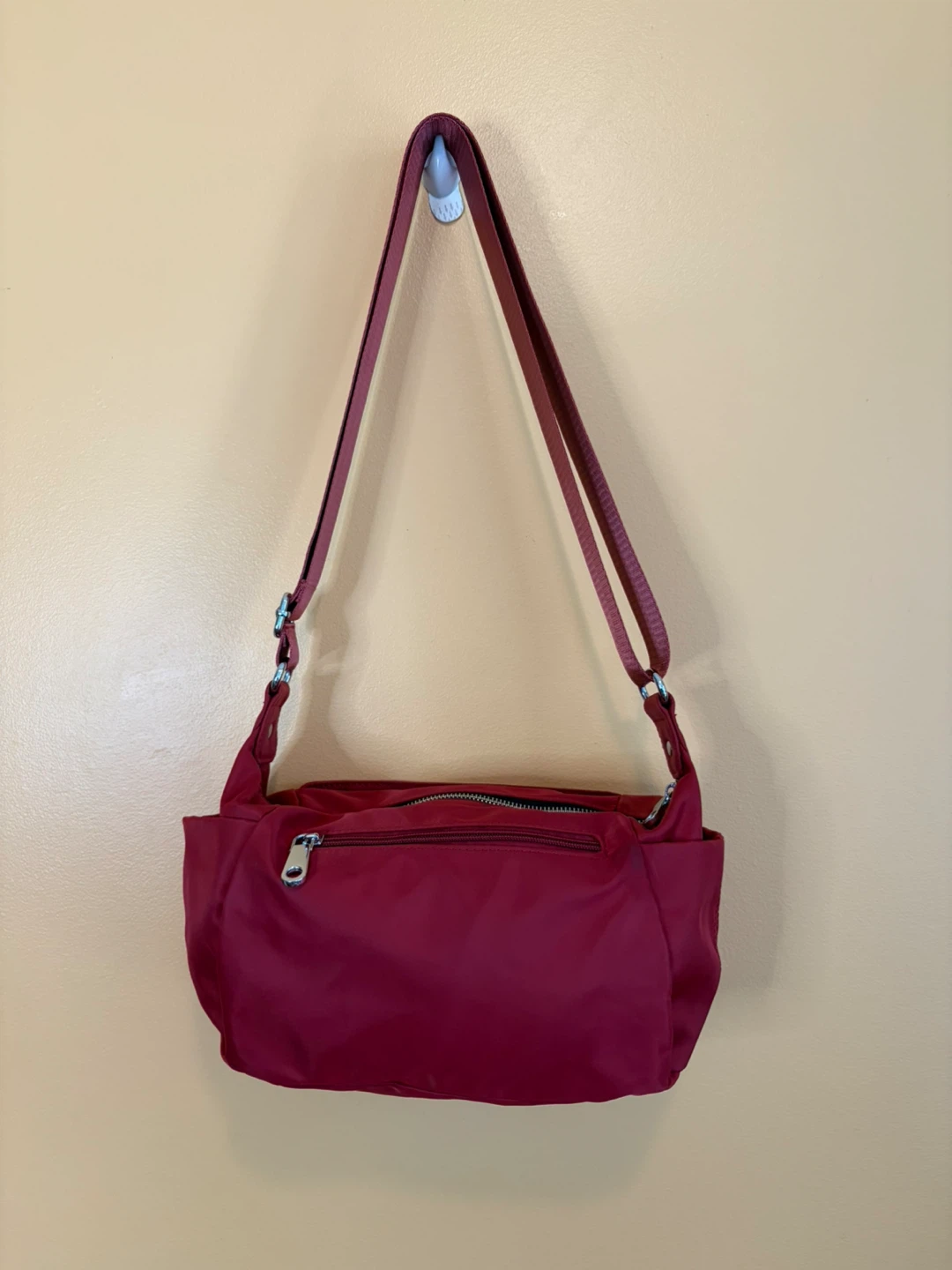 Red Nylon Crossbody Bag - photo 2