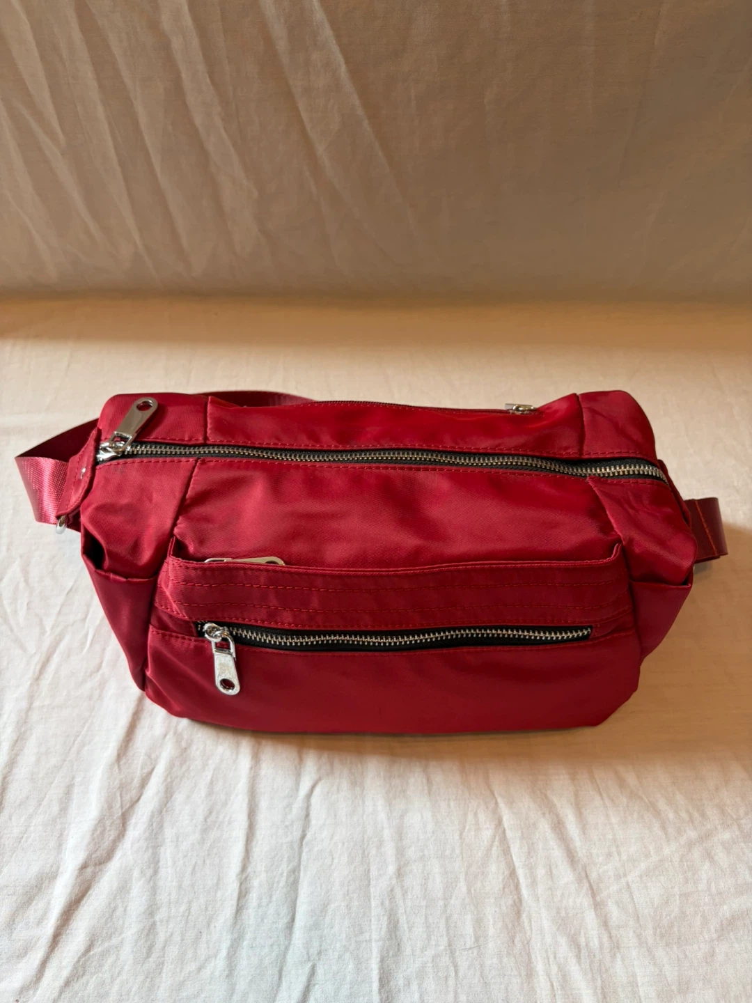 Red Nylon Crossbody Bag - photo 5