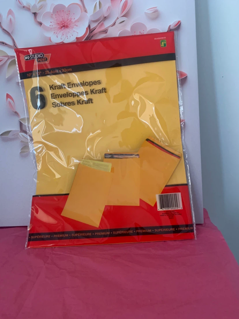 **5 Kraft envelopes for FREE