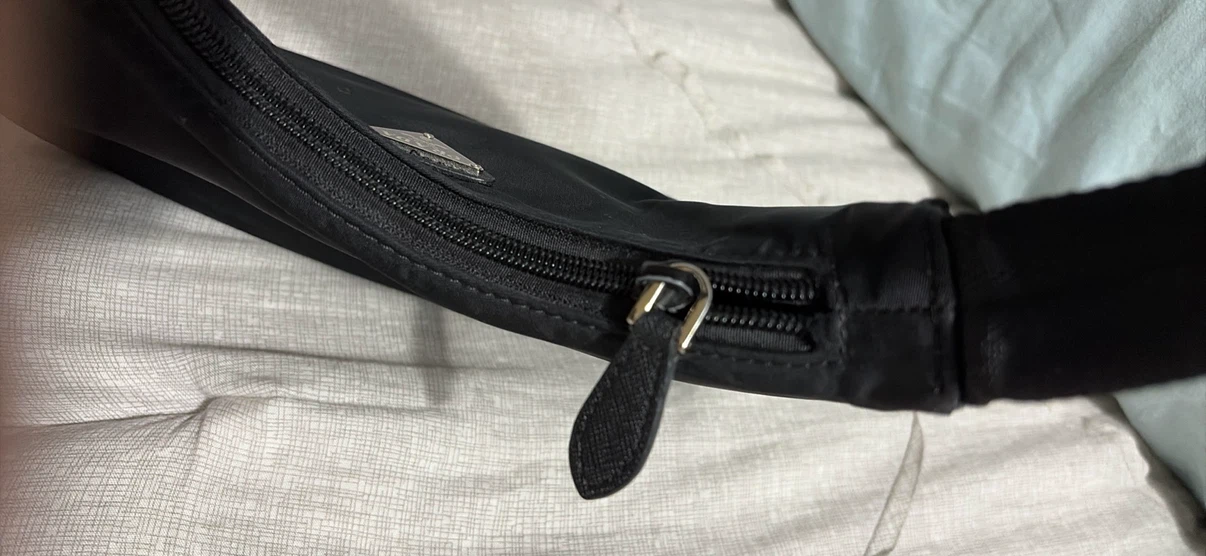 Black Nylon Shoulder Bag - photo 4
