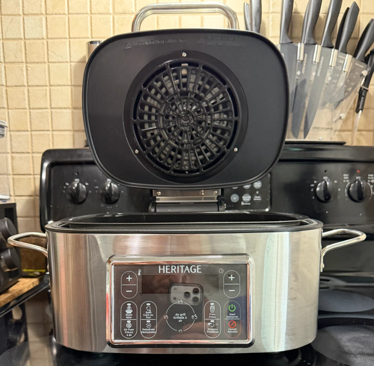 Heritage 6-L LED Display Air Fryer with Grill - photo 3