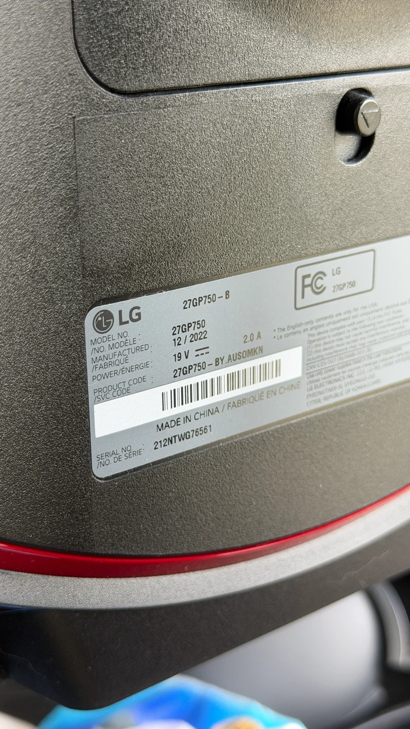 LG UltraGear 27GP750-B 27" Gaming Monitor - photo 2