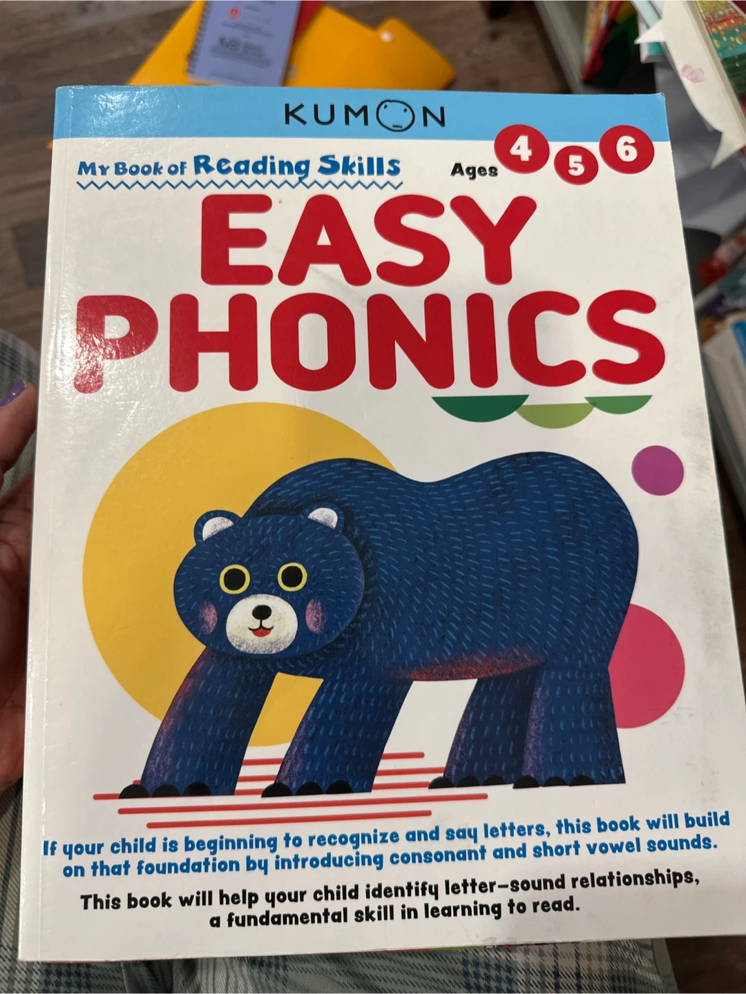 Kumon Easy Phonics Reading Skills Book