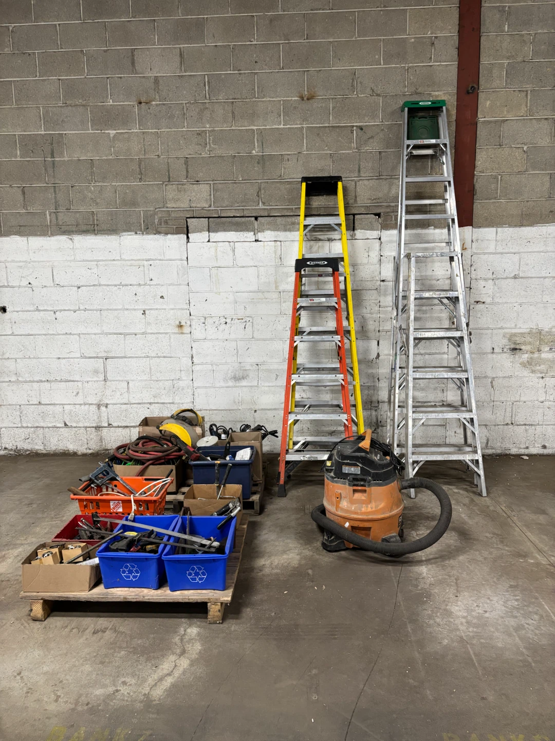 Assorted Tools and Ladders