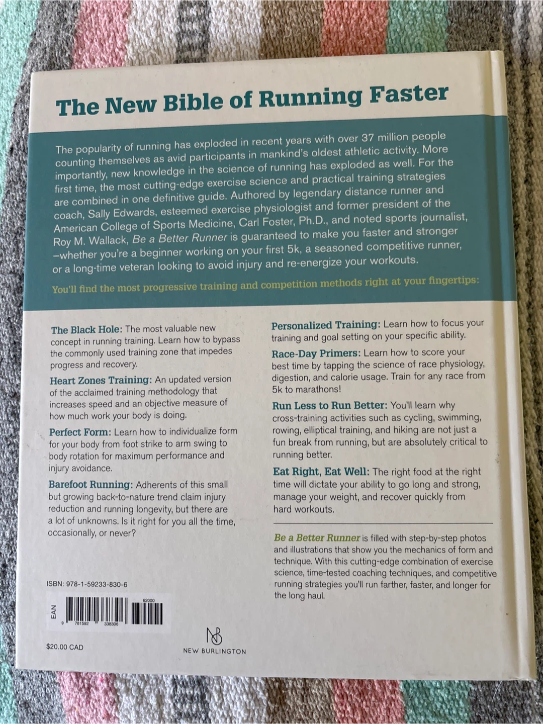 Be a Better Runner Book New - photo 2