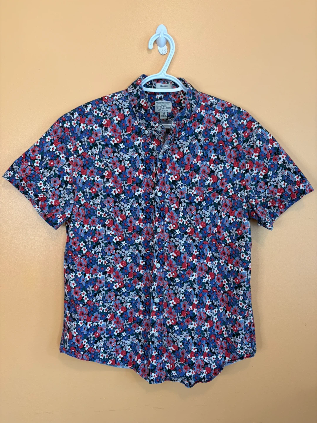 J. Crew Floral Short Sleeve Shirt