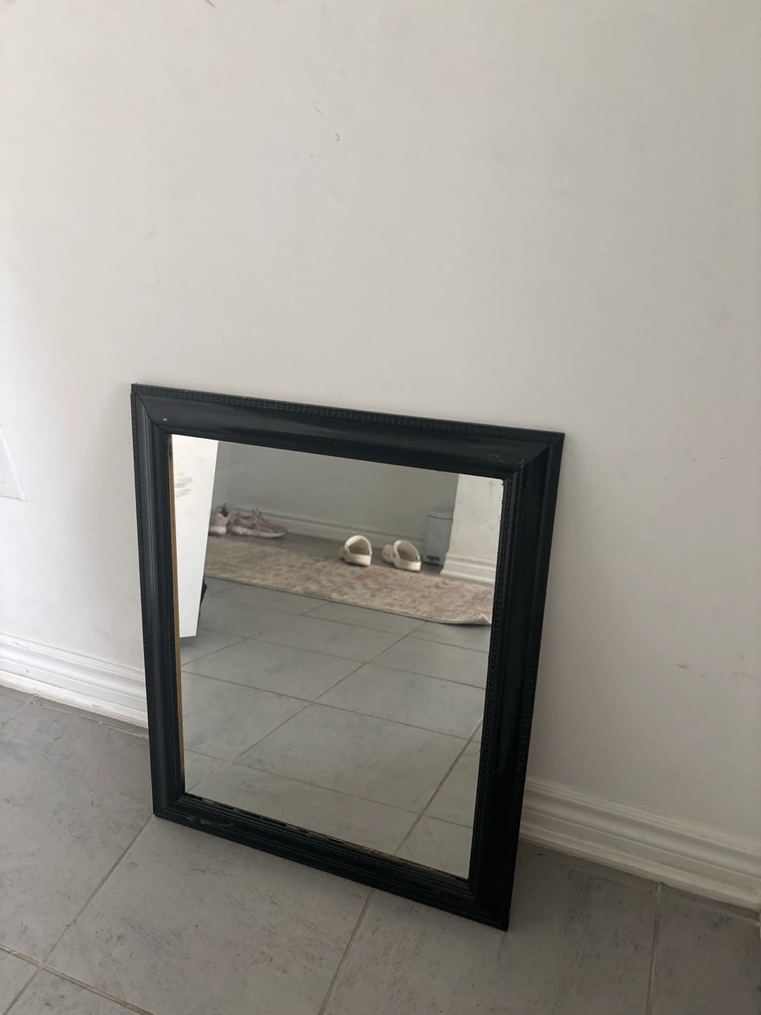Black Framed Mirror