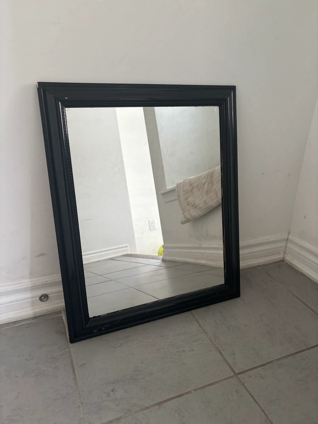 Black Framed Mirror - photo 3