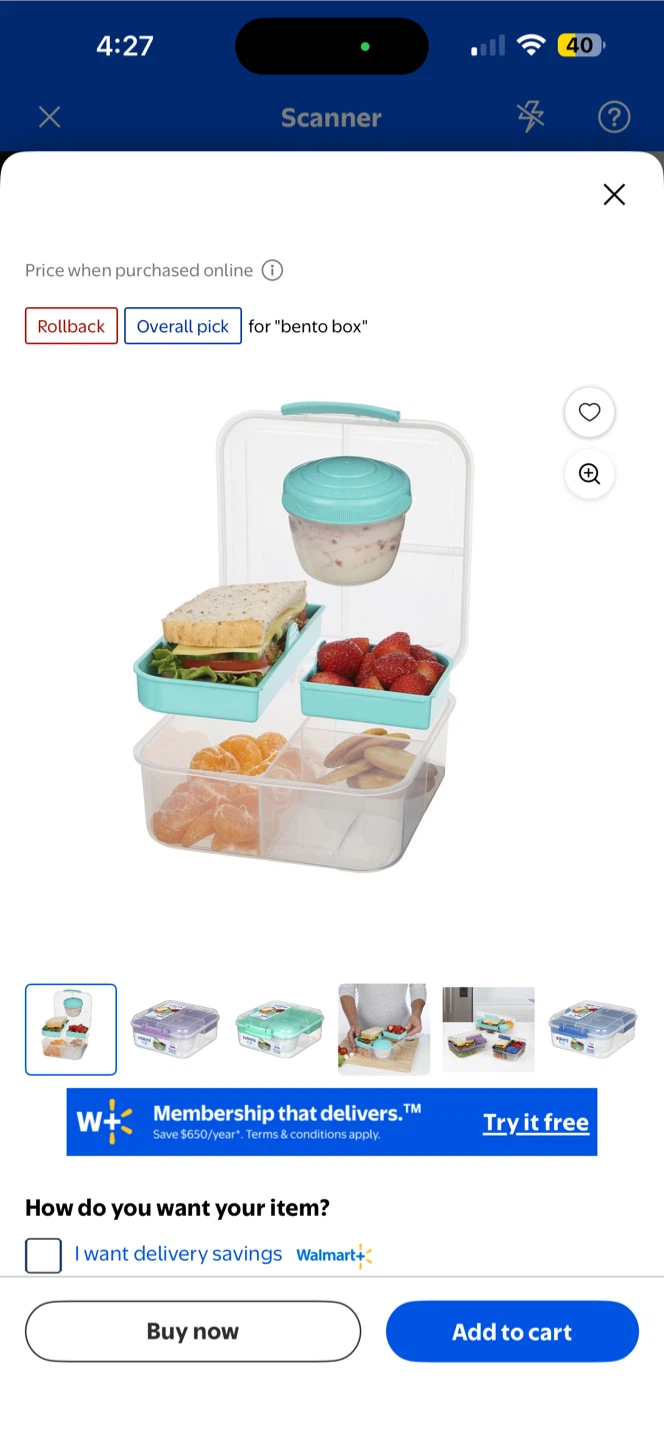 Brand new Sistema Bento Box To Go Lunch Container 1.25 L - photo 3
