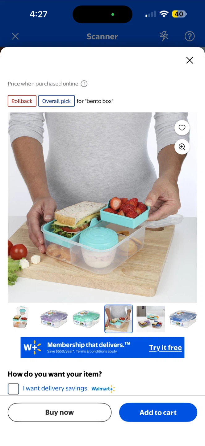 Brand new Sistema Bento Box To Go Lunch Container 1.25 L - photo 4