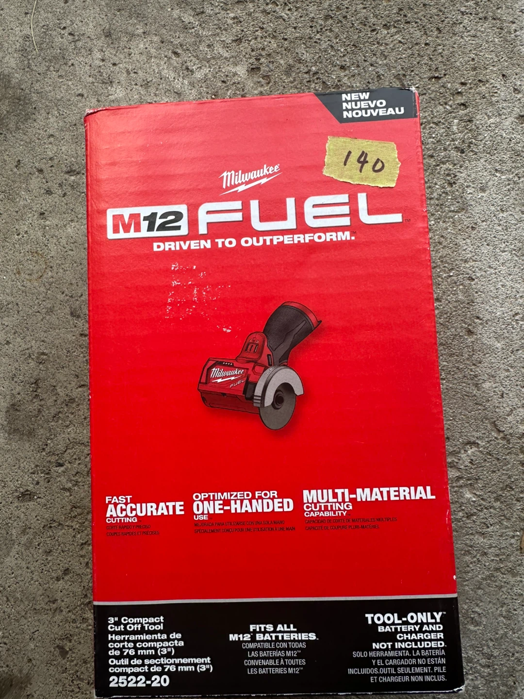 Milwaukee M12 FUEL 3" Compact Cut Off Tool 2522-20