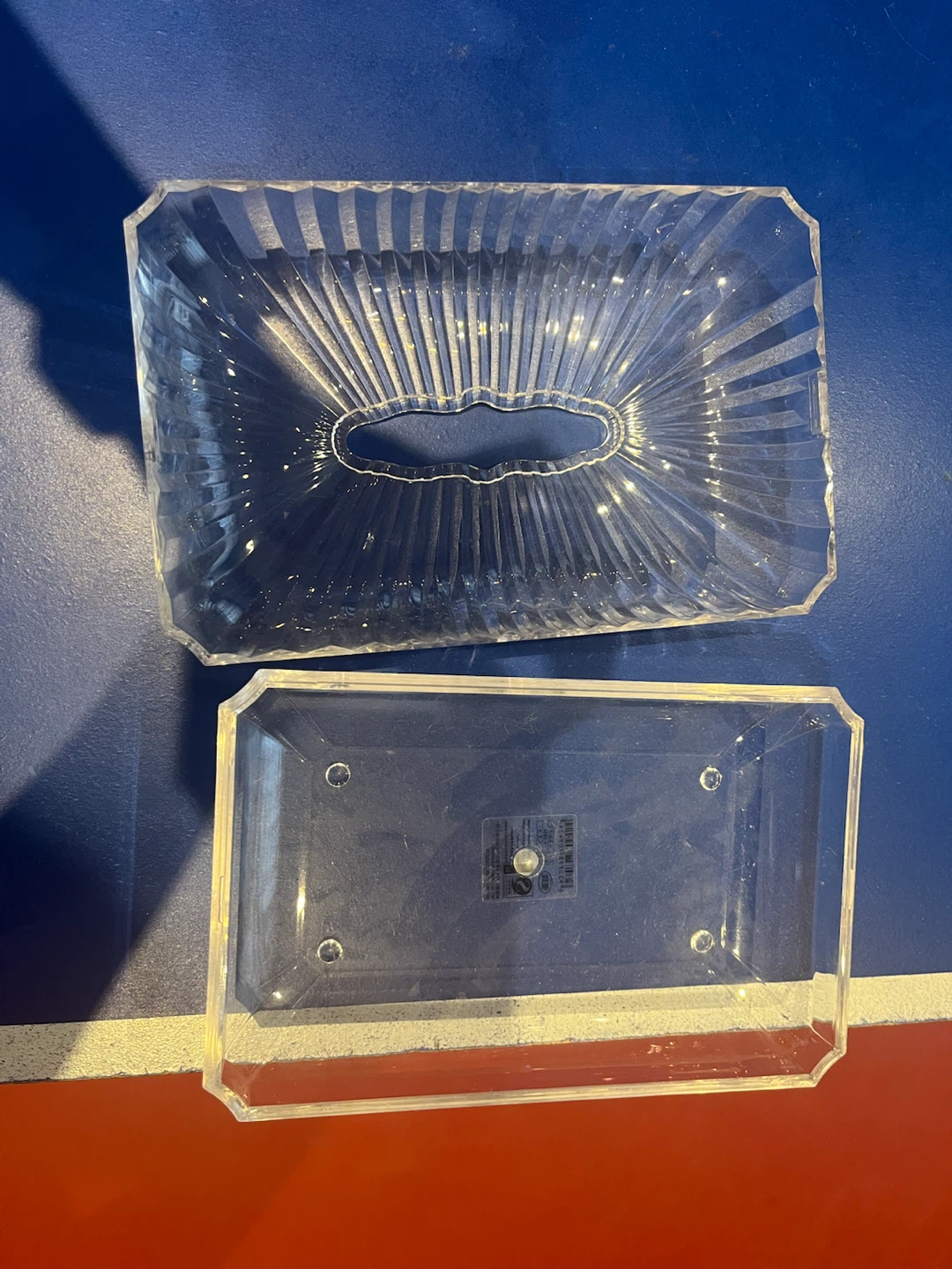 Clear Acrylic Tissue Box Cover