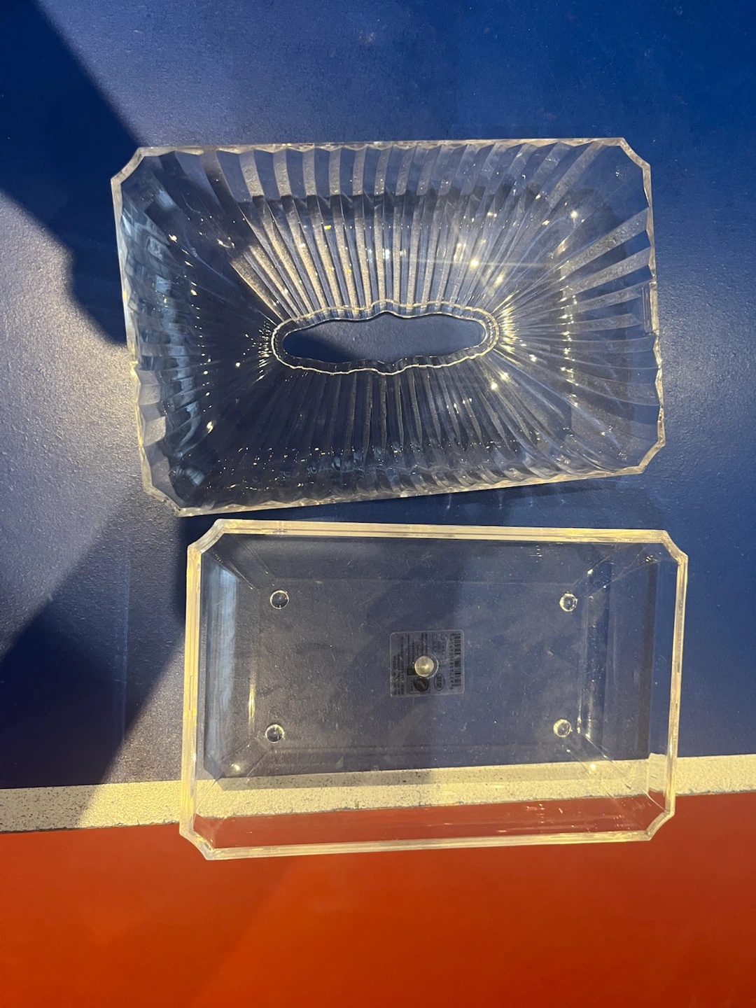 Clear Acrylic Tissue Box Cover - photo 3