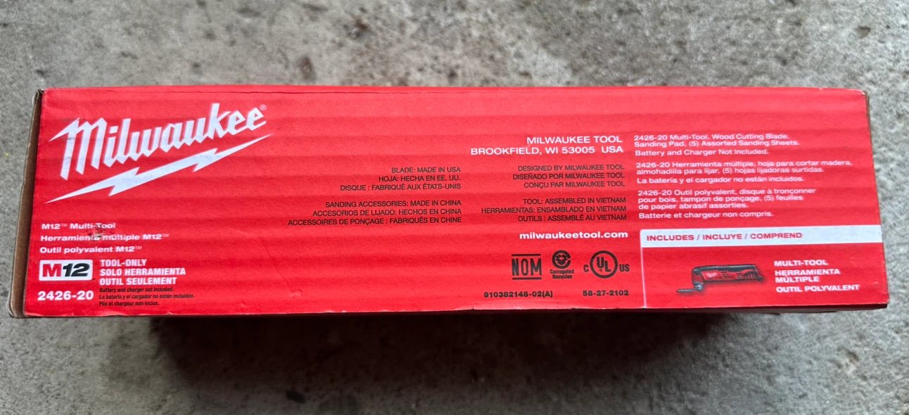 Milwaukee M12 Multi-Tool 2426-20 - photo 2