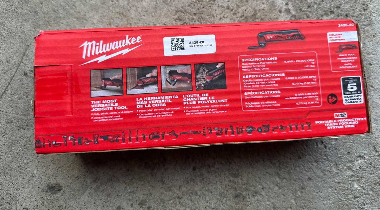 Milwaukee M12 Multi-Tool 2426-20 - photo 3