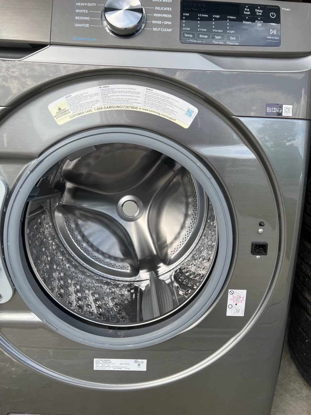 Samsung Front Load Washing Machine - photo 4
