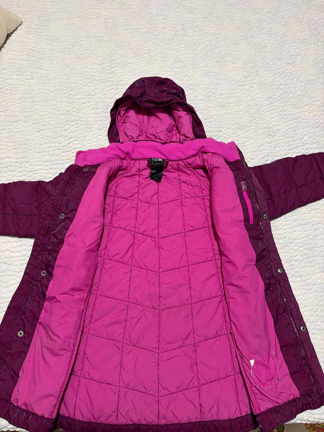 The North Face Girls XS/TP Pink Puffer Jacket