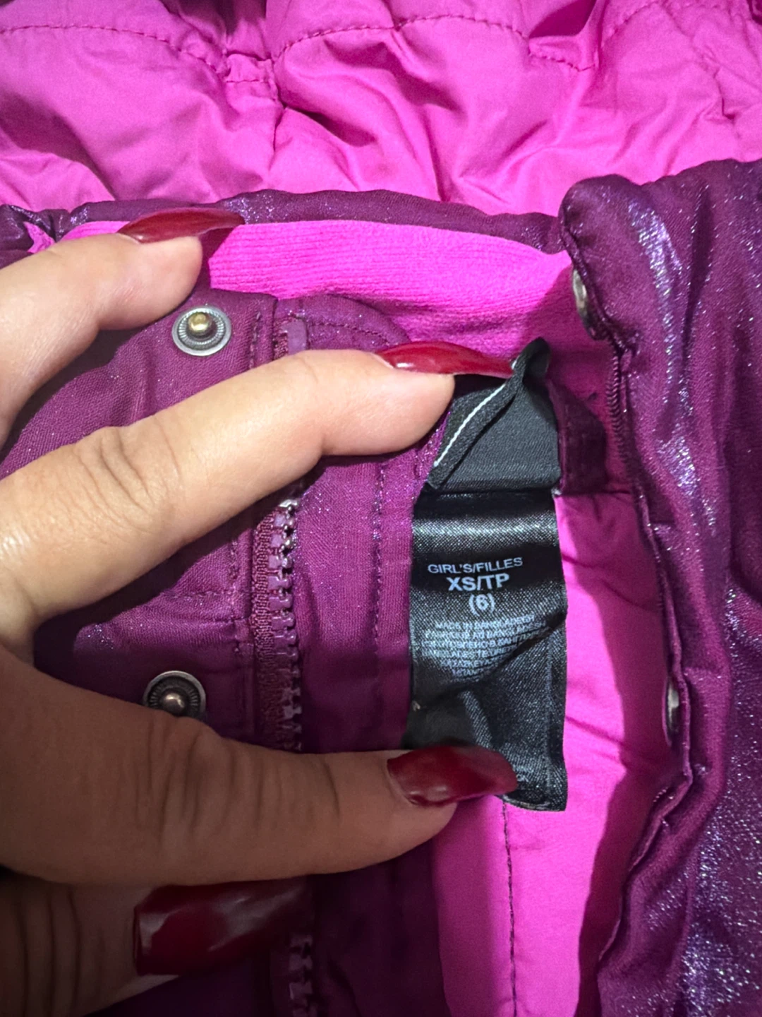 The North Face Girls XS/TP Pink Puffer Jacket - photo 2