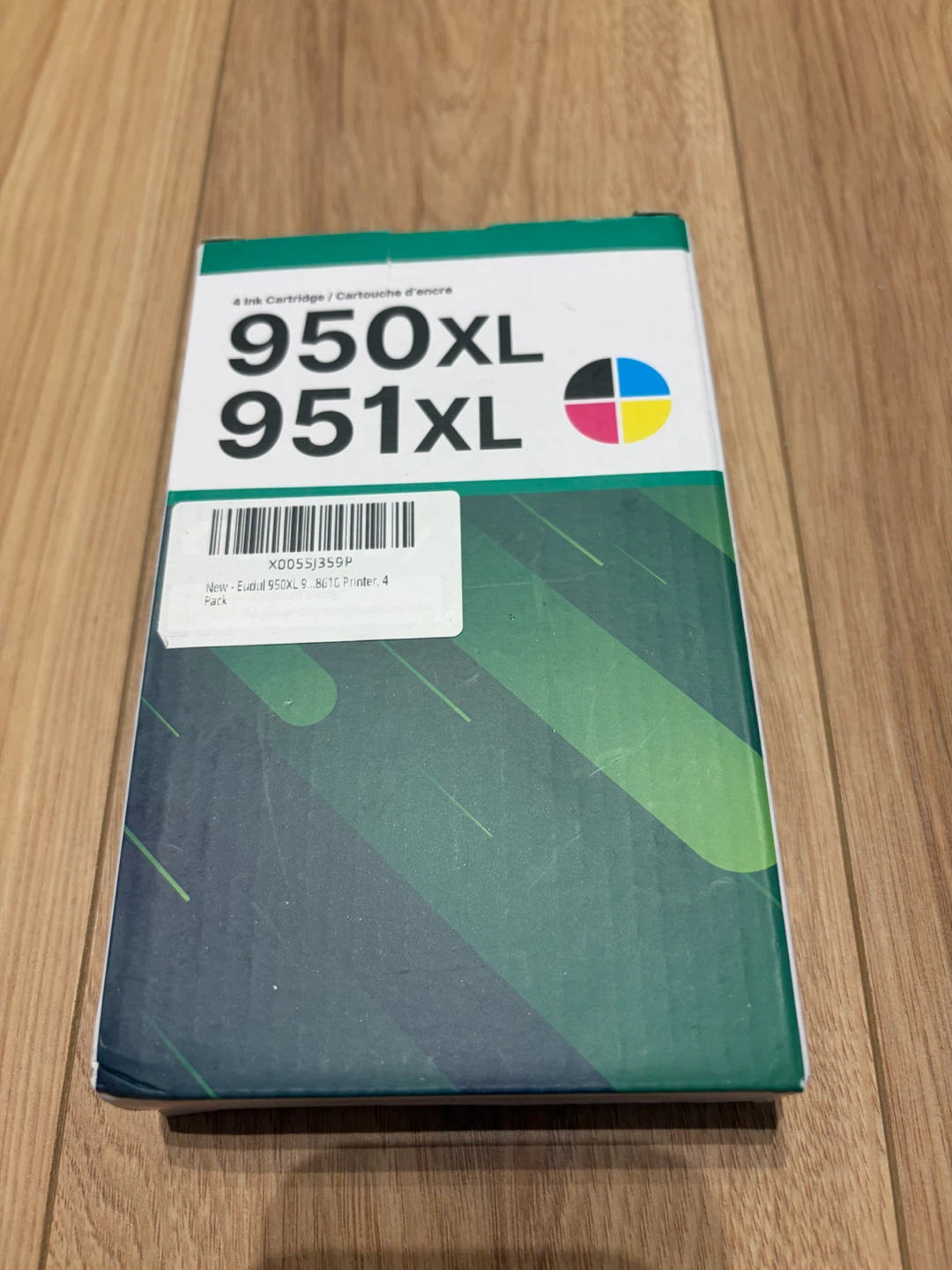 Eudul 950XL 951XL Ink Cartridge 4 Pack