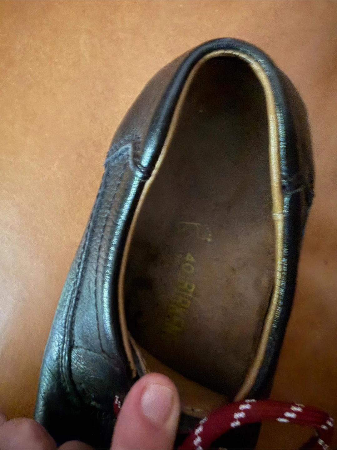 Vintage Black Leather Birkenstock Shoes, Size 40 - photo 3