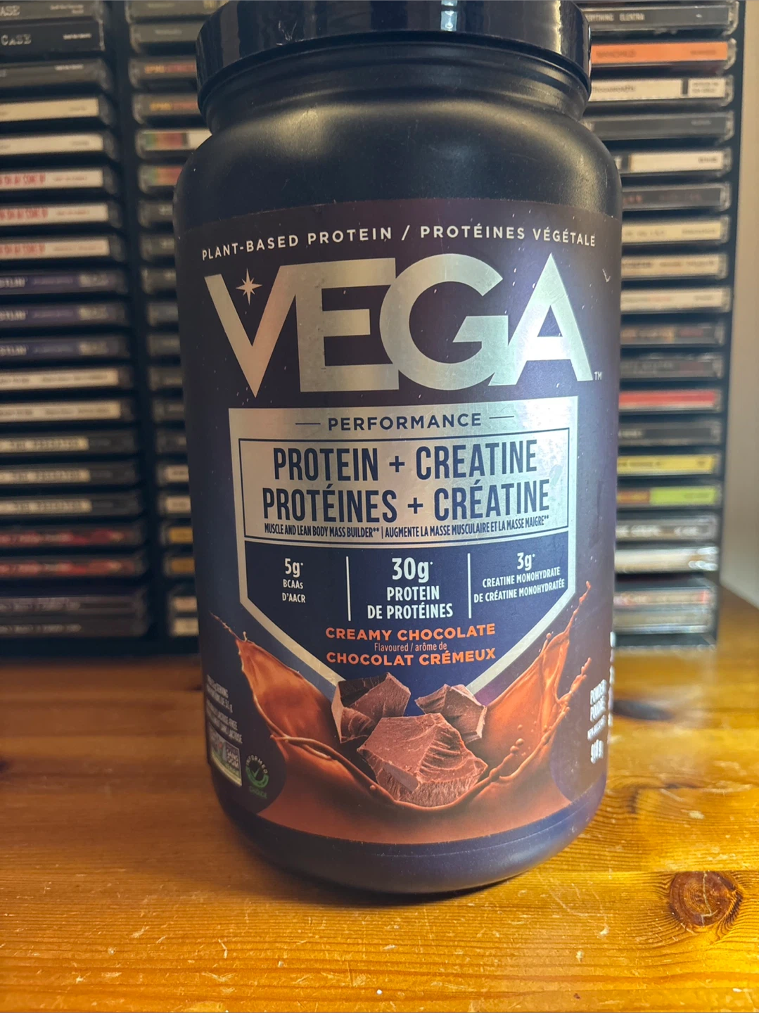 Vega Performance Protein + Creatine Powder - Creamy Chocolate