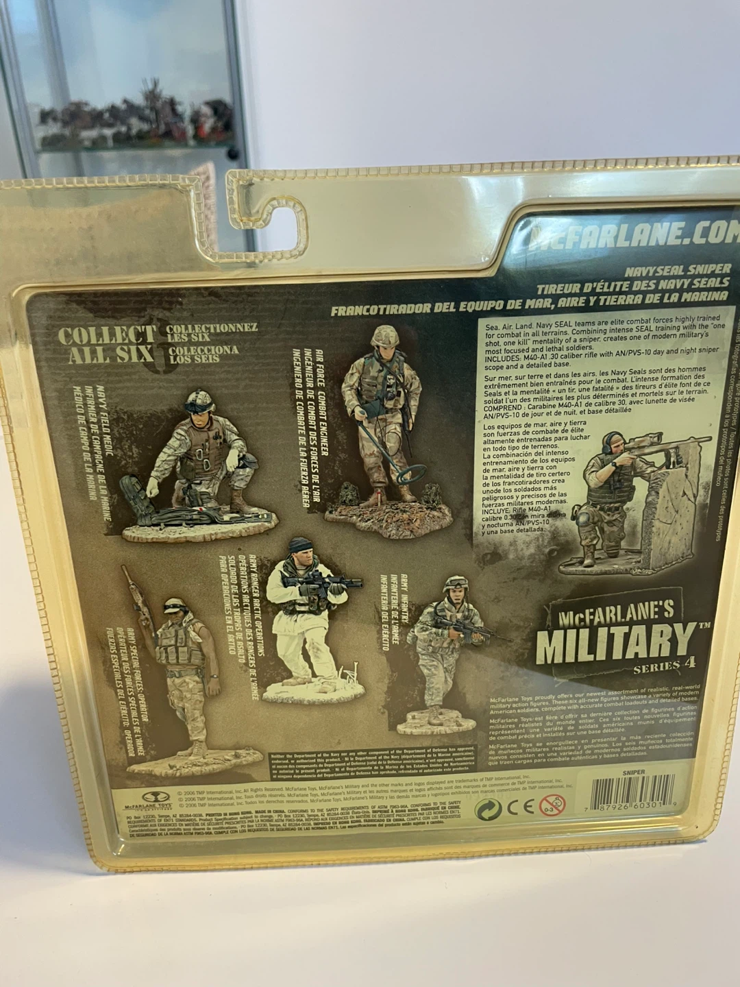 McFarlane's Military Series 4 Navy SEAL Sniper Action Figure - photo 2