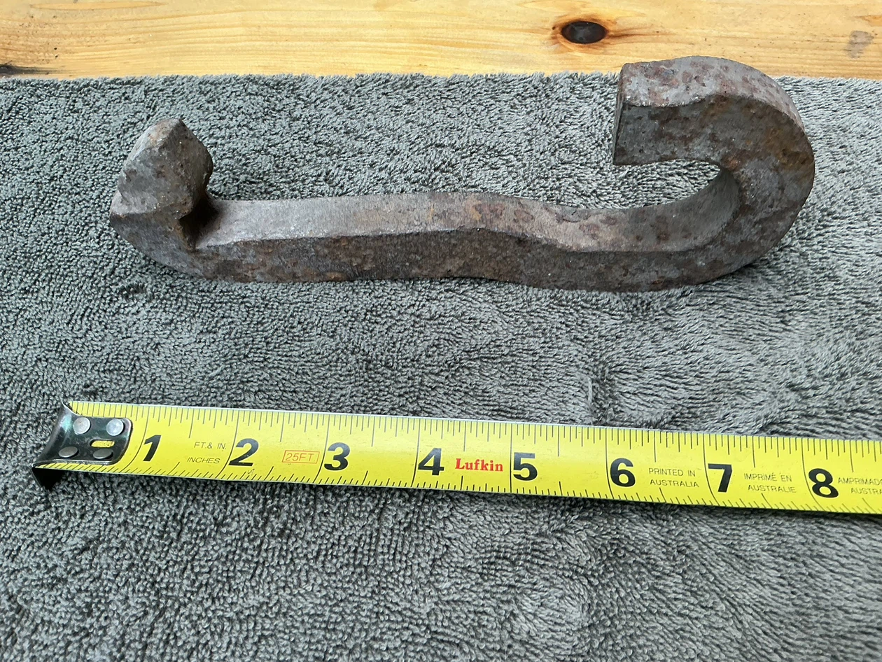 Antique Blacksmith Hand Forged Railroad Track Anchor ! - photo 2