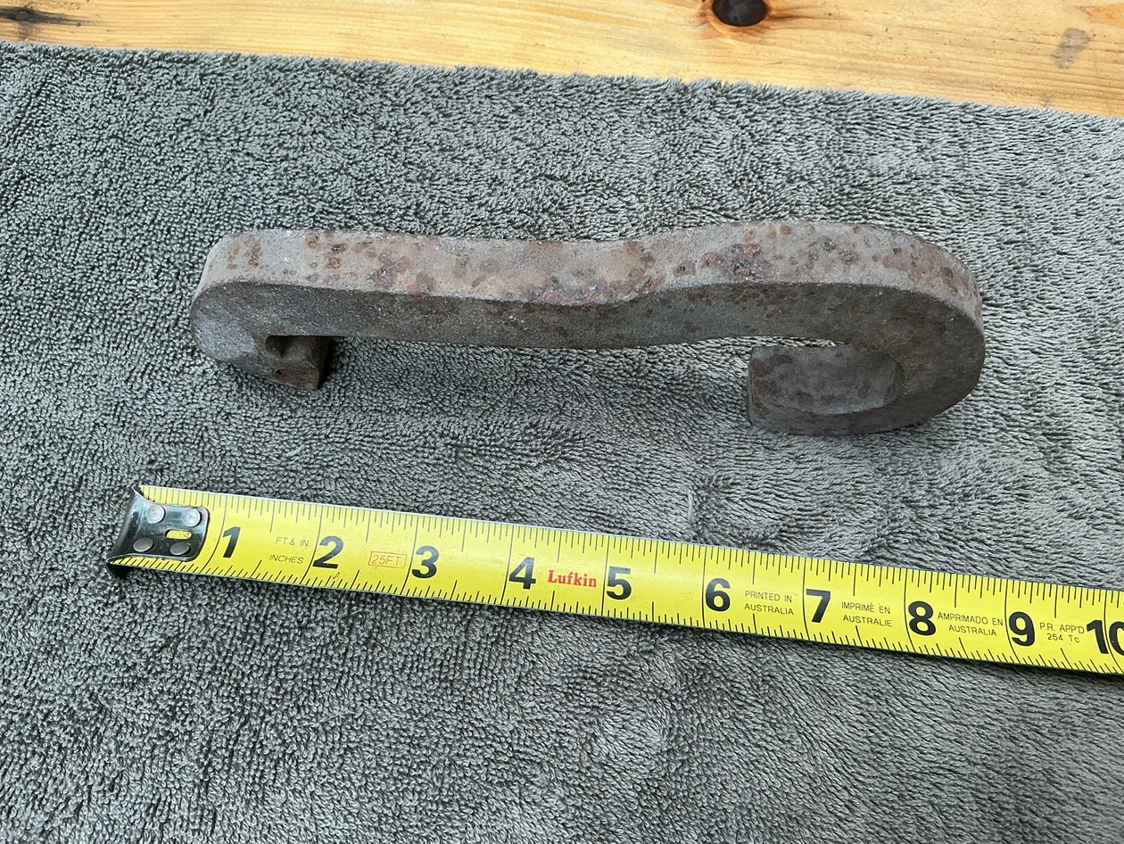 Antique Blacksmith Hand Forged Railroad Track Anchor ! - photo 4