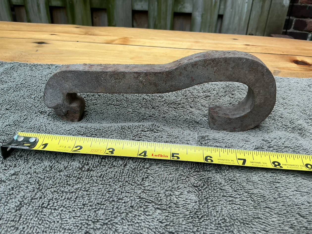 Antique Blacksmith Hand Forged Railroad Track Anchor ! - photo 5