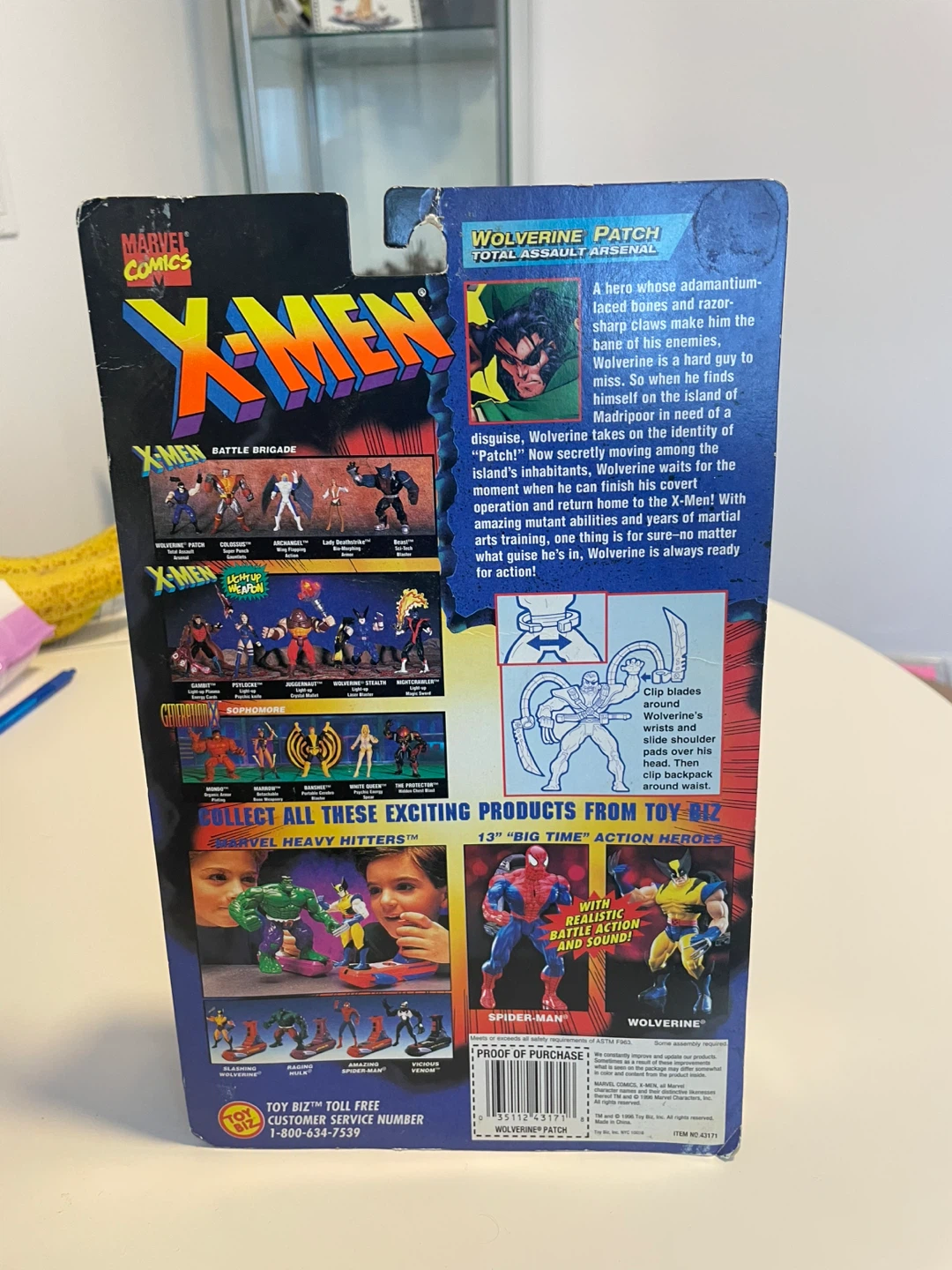 X-Men Battle Brigade Wolverine Patch Action Figure - photo 2