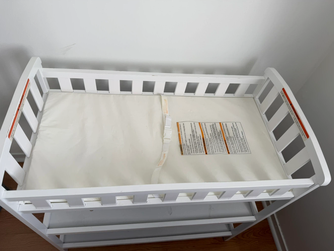 Baby Changing Table with Storage Shelves