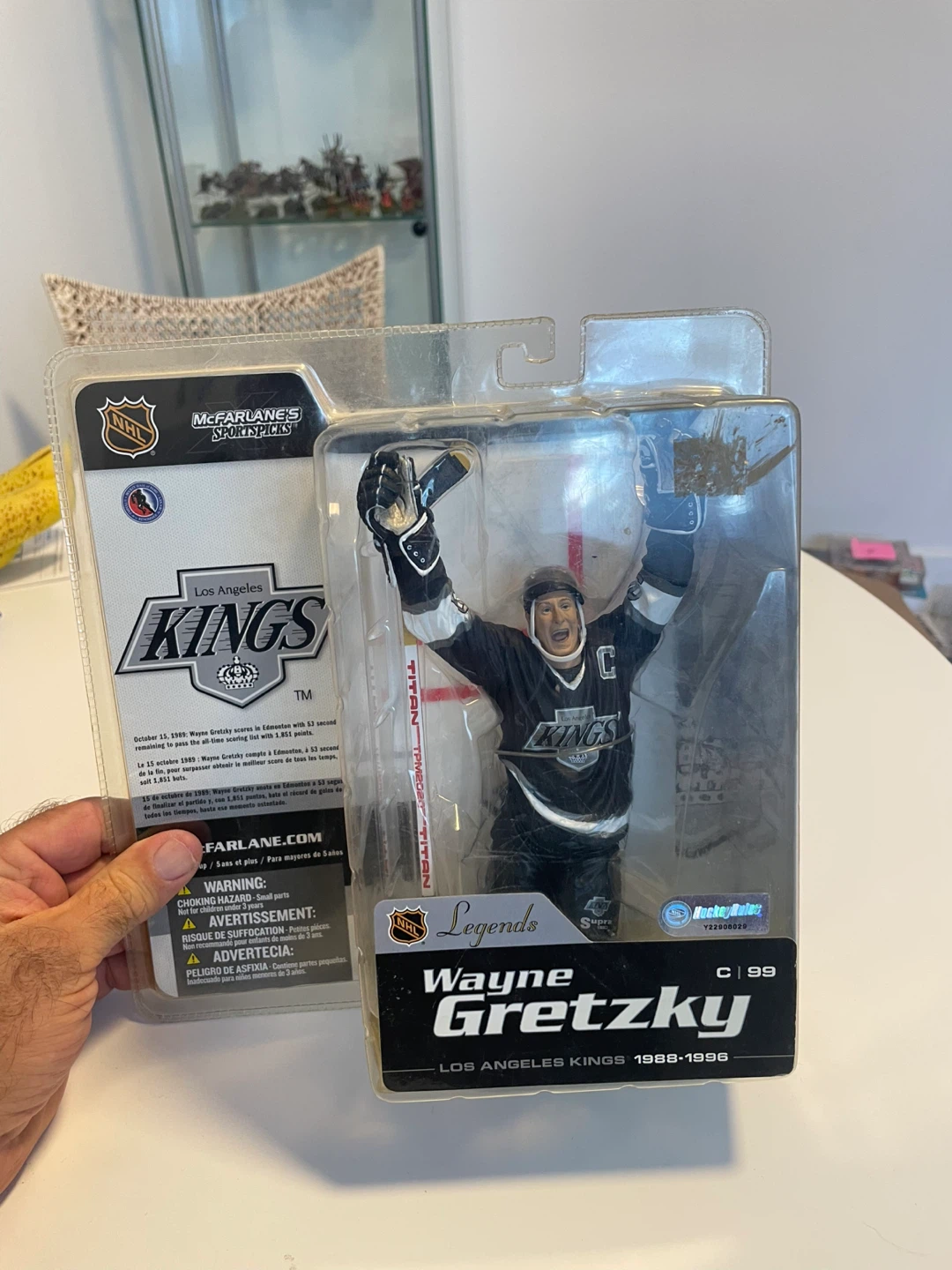 NHL Legends Wayne Gretzky Los Angeles Kings Action Figure