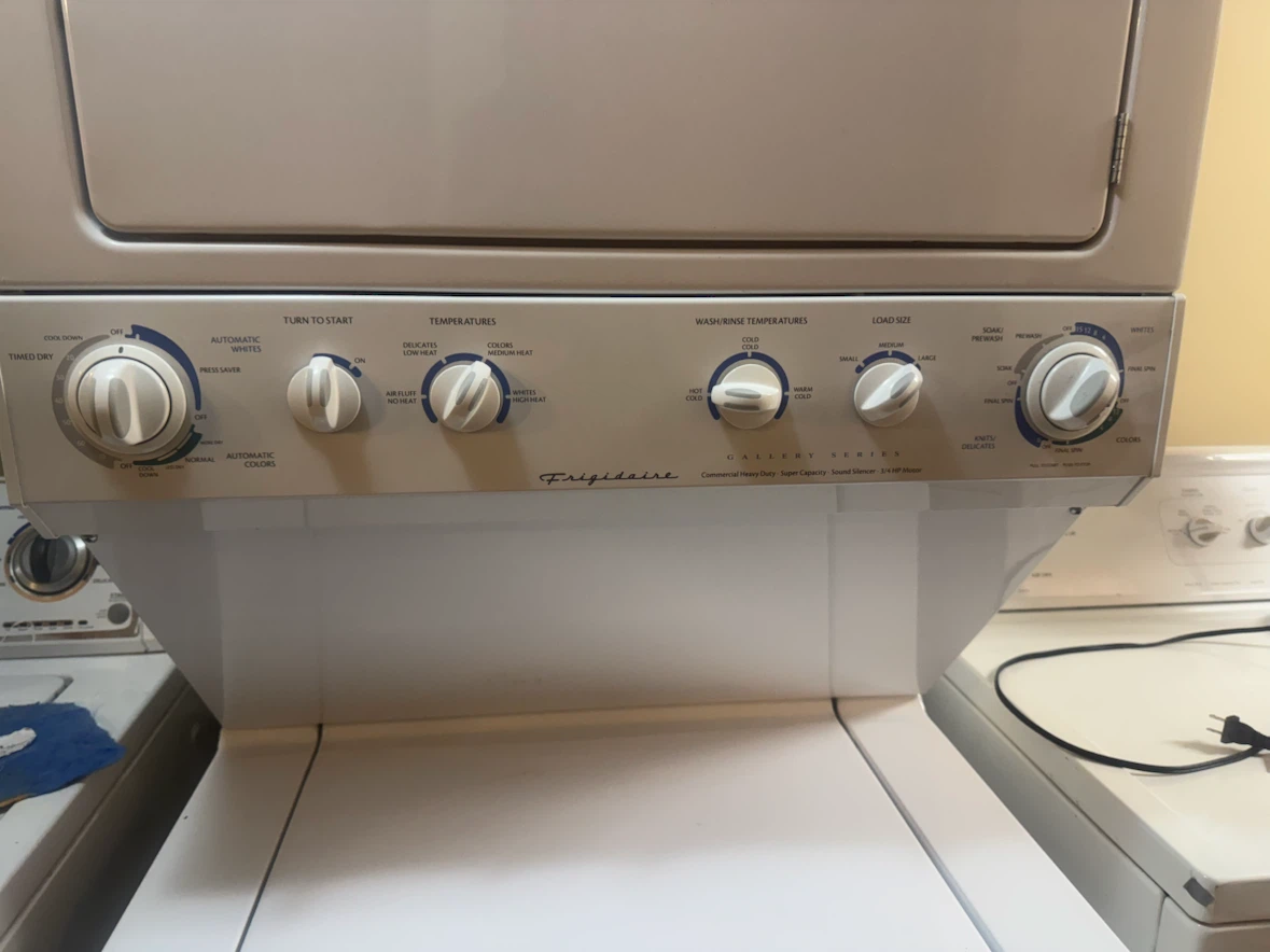 Frigidaire Gallery Series Stackable Washer Dryer- READ AD - photo 2