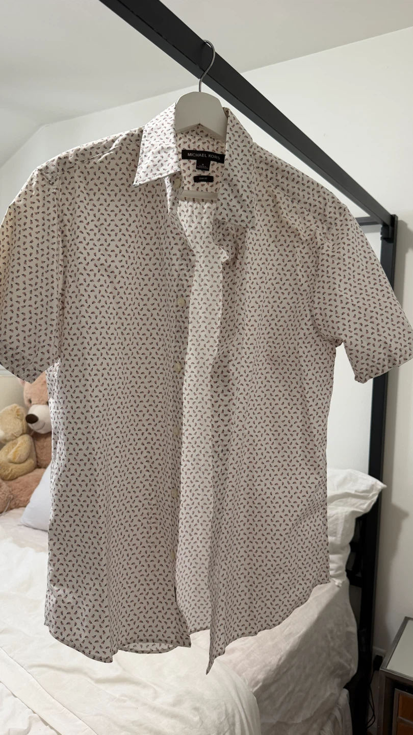 Michael Kors Short Sleeve Slim Fit Shirt - photo 2