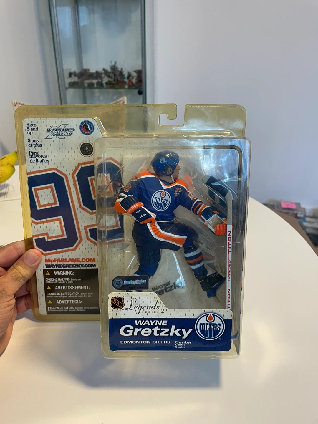 Wayne Gretzky Edmonton Oilers Legends Series 2 Figure