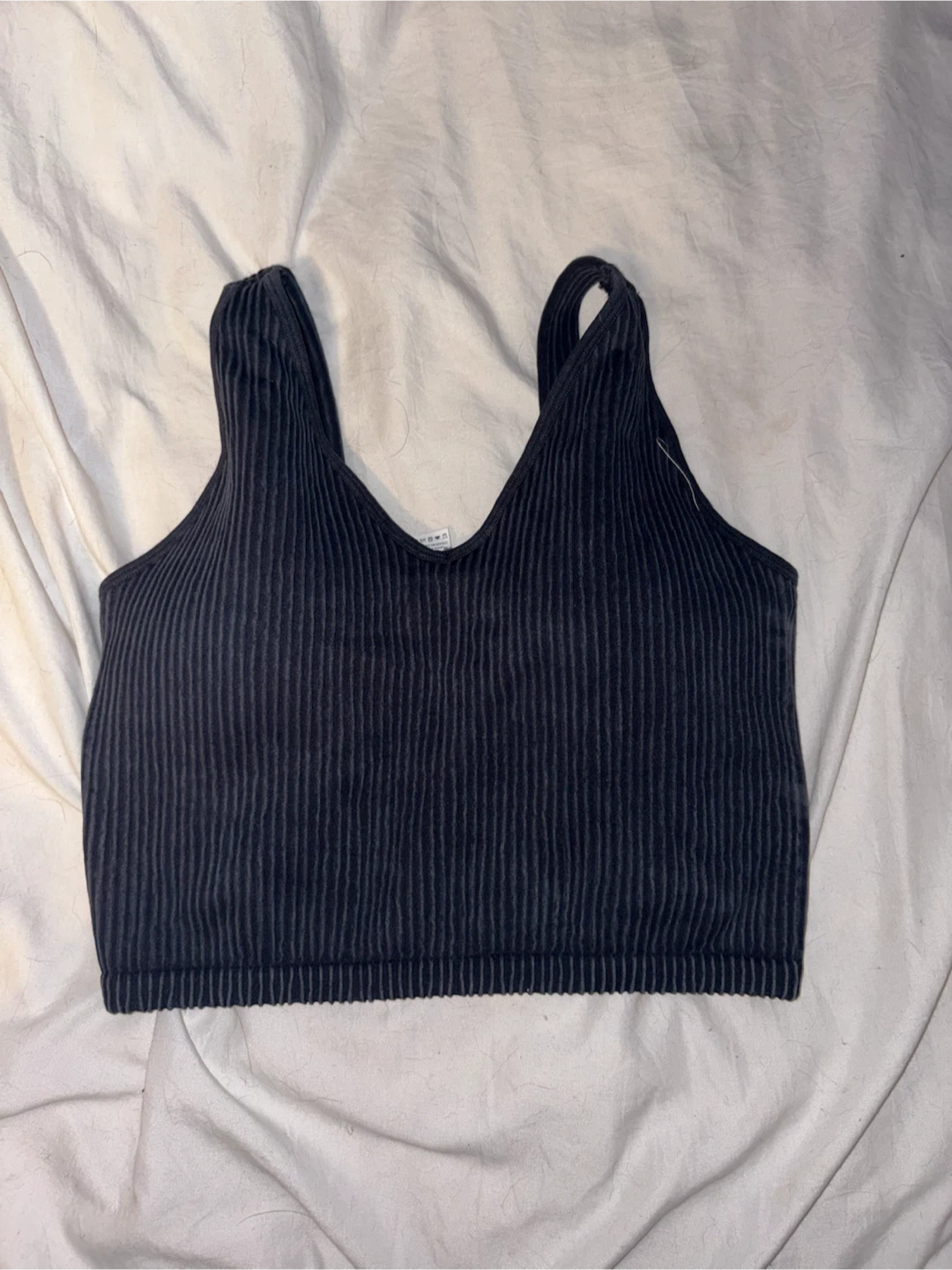 90 Degree by Reflex Stone Wash Seamless Bralette - Medium