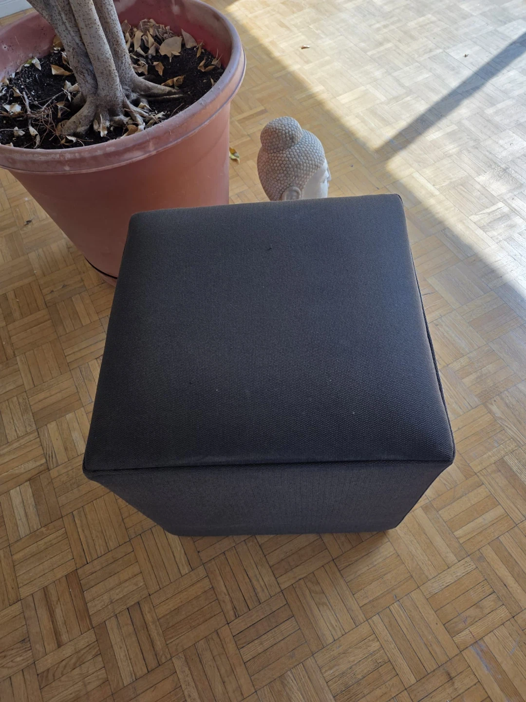 Dark Brown Ottoman Stool - photo 4