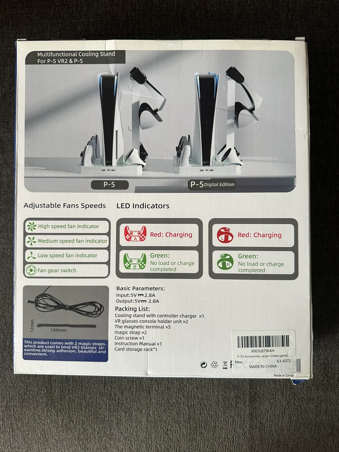NEW, MINT MULTIFUNCTIONAL COOLING STAND for P-S, VR2, & P-5 - photo 2