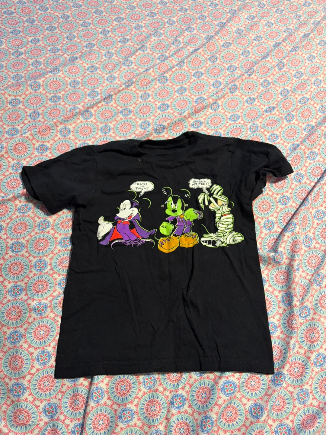 Disney Store Organic Cotton Mickey Mouse Halloween T-Shirt XS