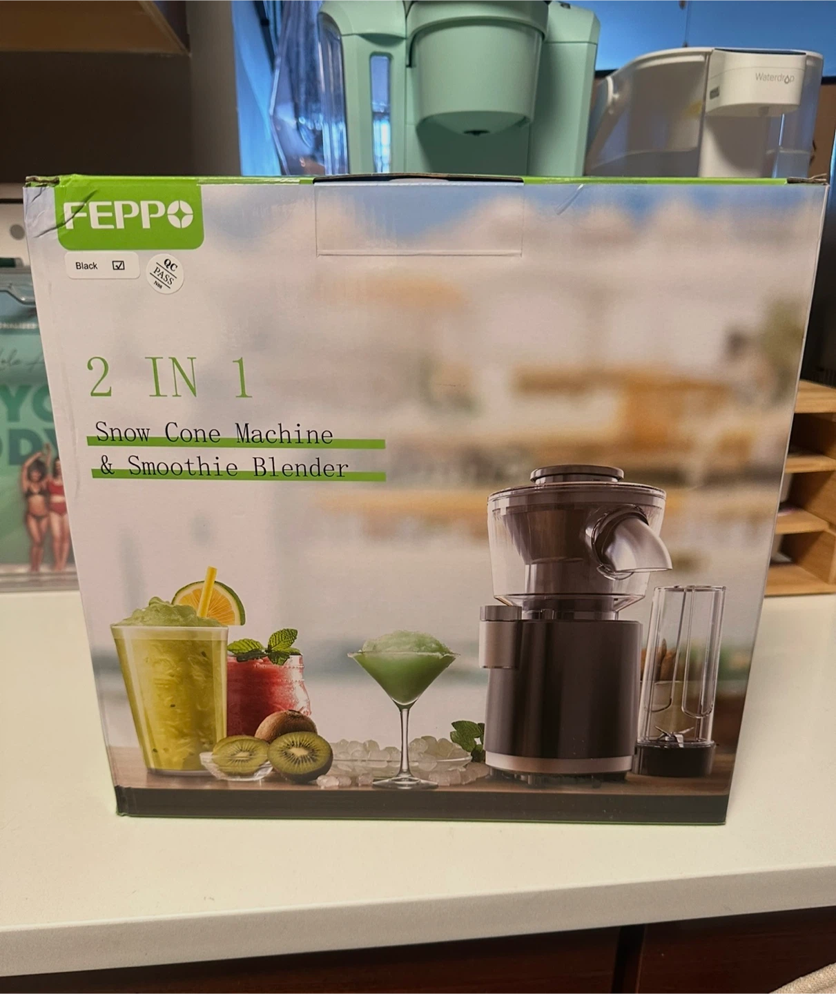 NEW 2 in 1 Snow Cone Machine and Smoothie/Drink Blender