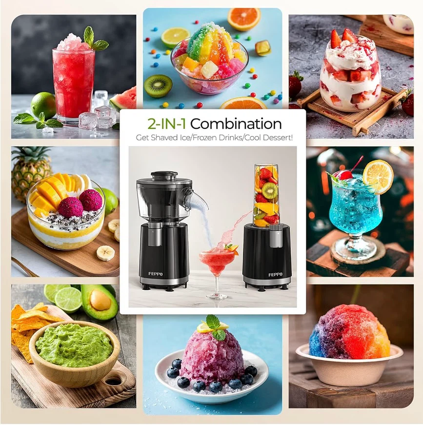 NEW 2 in 1 Snow Cone Machine and Smoothie/Drink Blender - photo 5