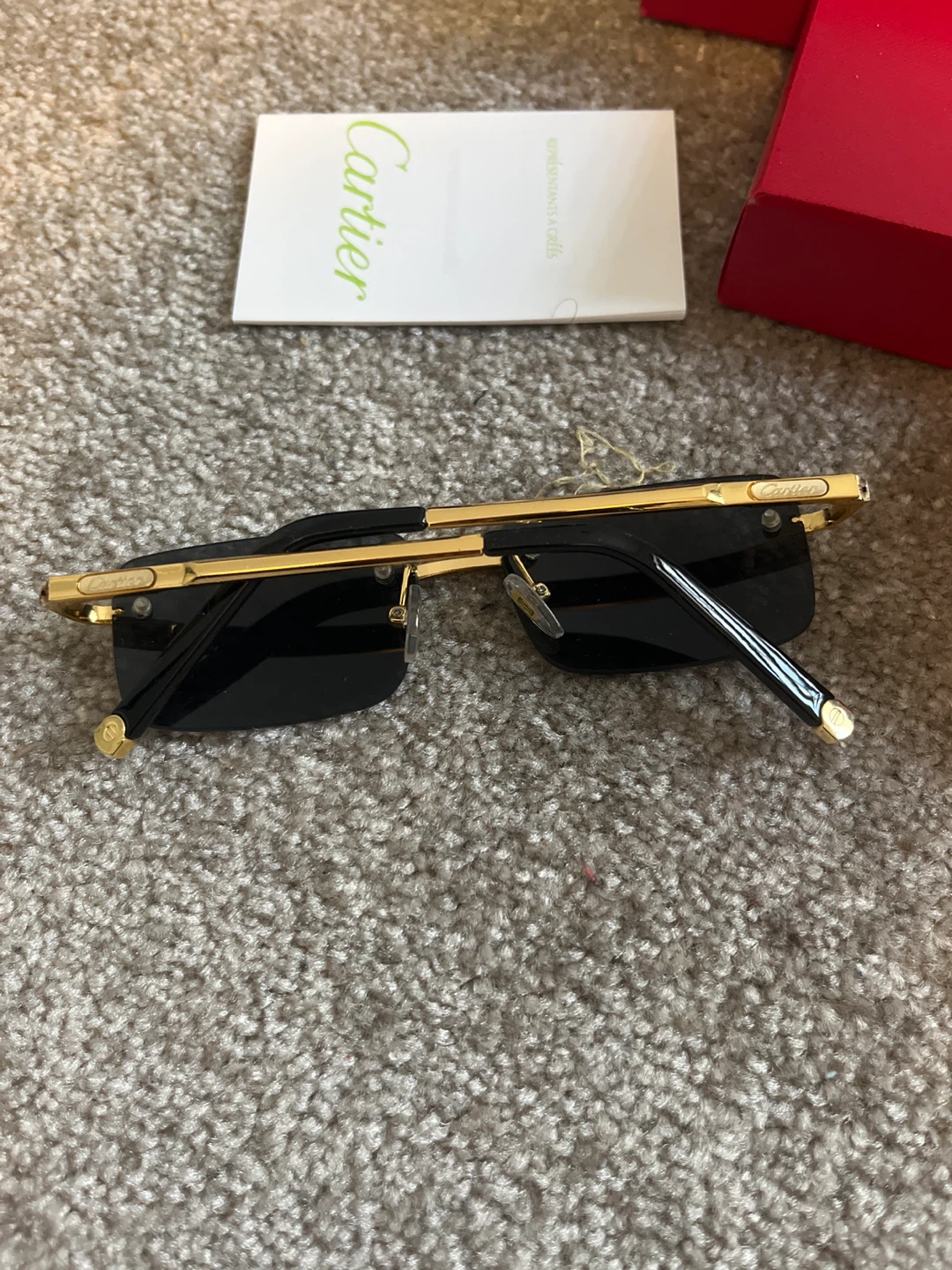 Cartier Sunglasses with Case and Box - photo 3