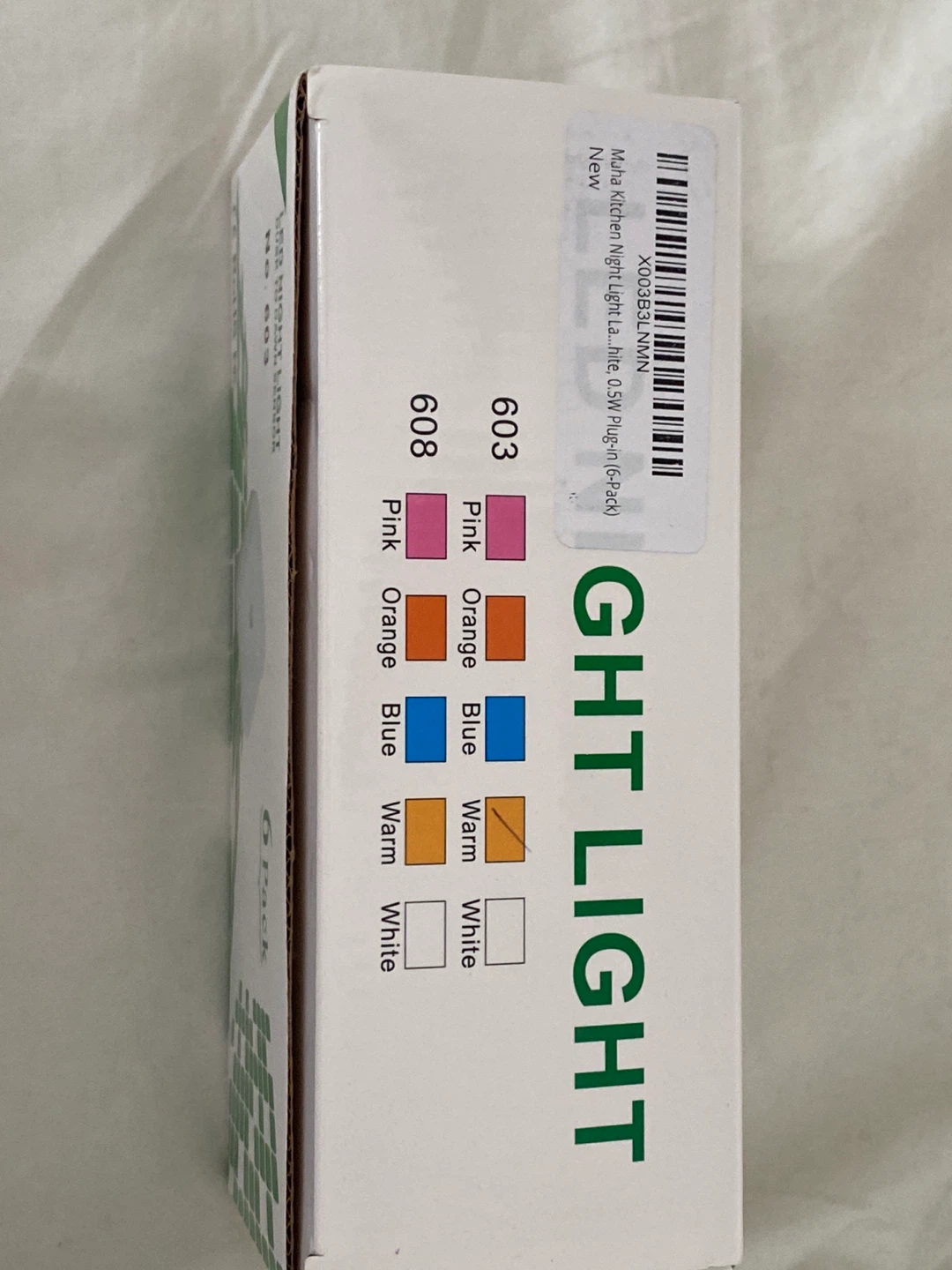 LED Night Light 6 Pack Dusk to Dawn Sensor