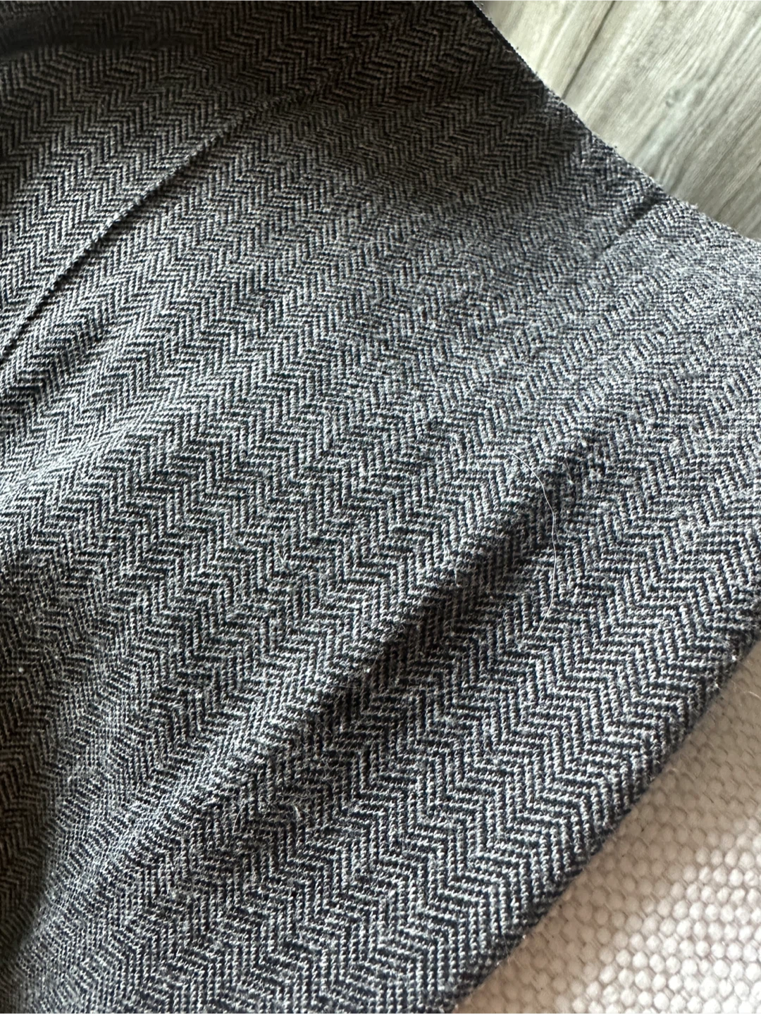 ZARA BASIC Women's Herringbone Trousers - photo 2