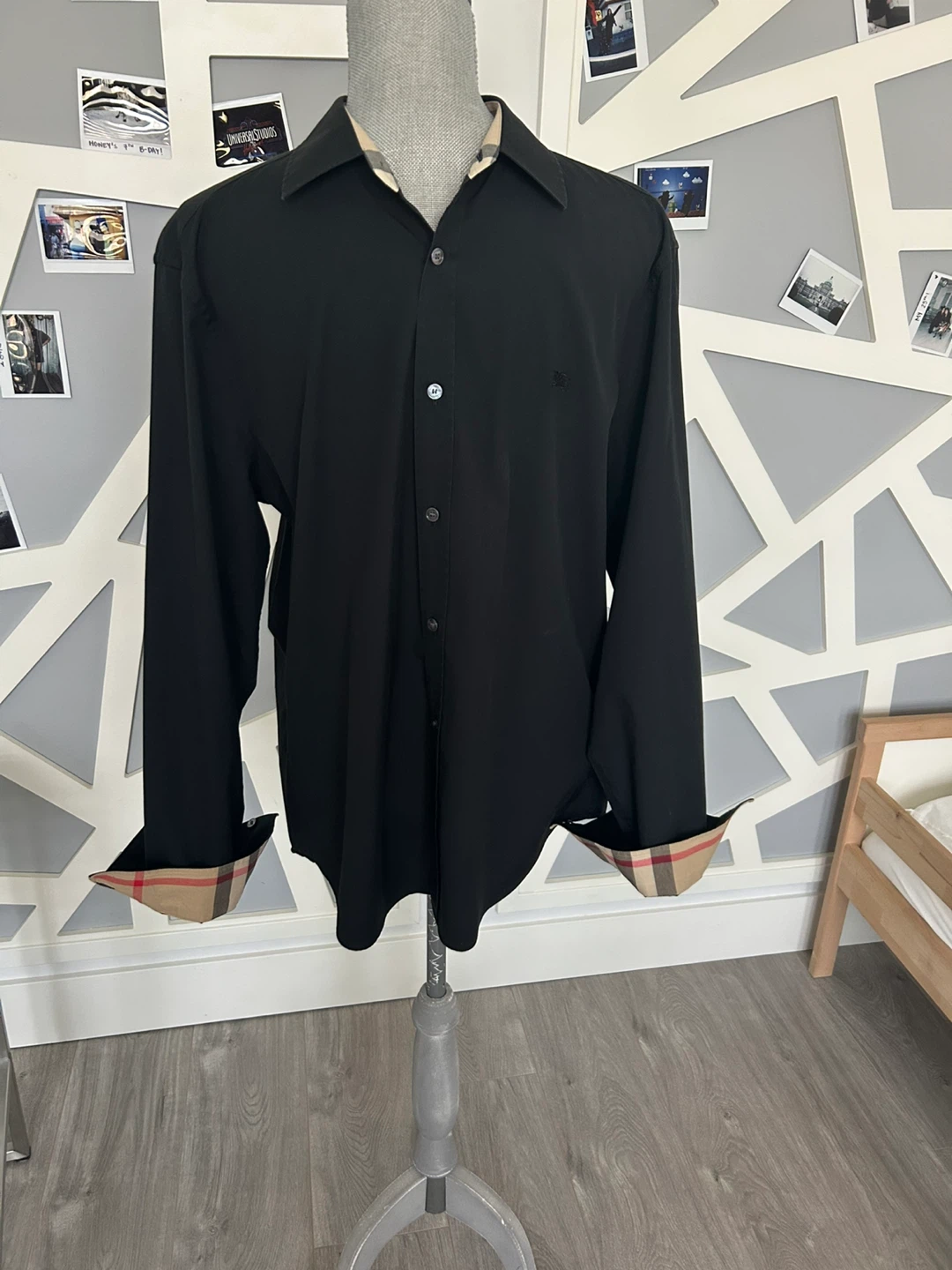 Burberry Black Dress Shirt