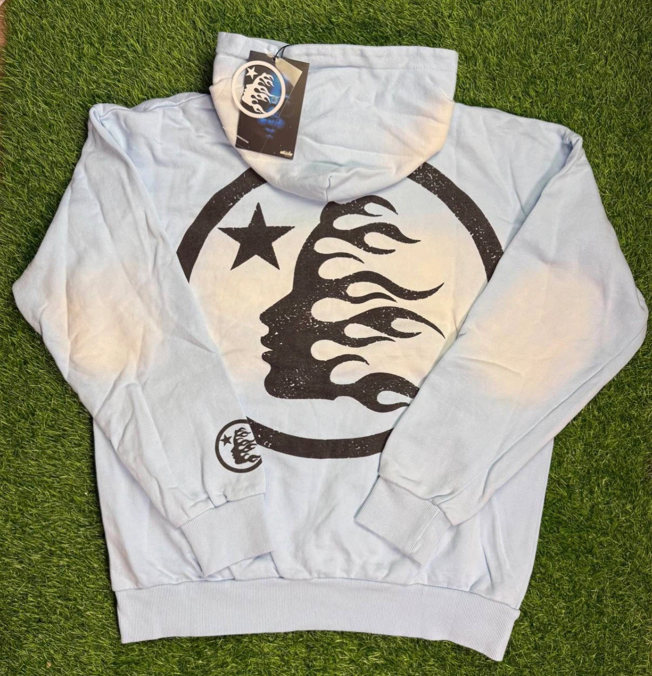 HELLSTAR Light Blue Hoodie - photo 2
