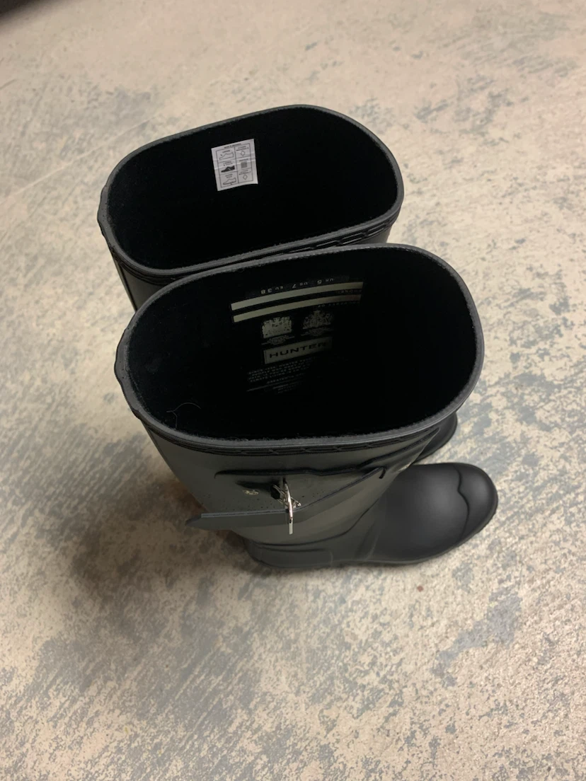 Hunter Tall Black Rubber Rain Boots - photo 3