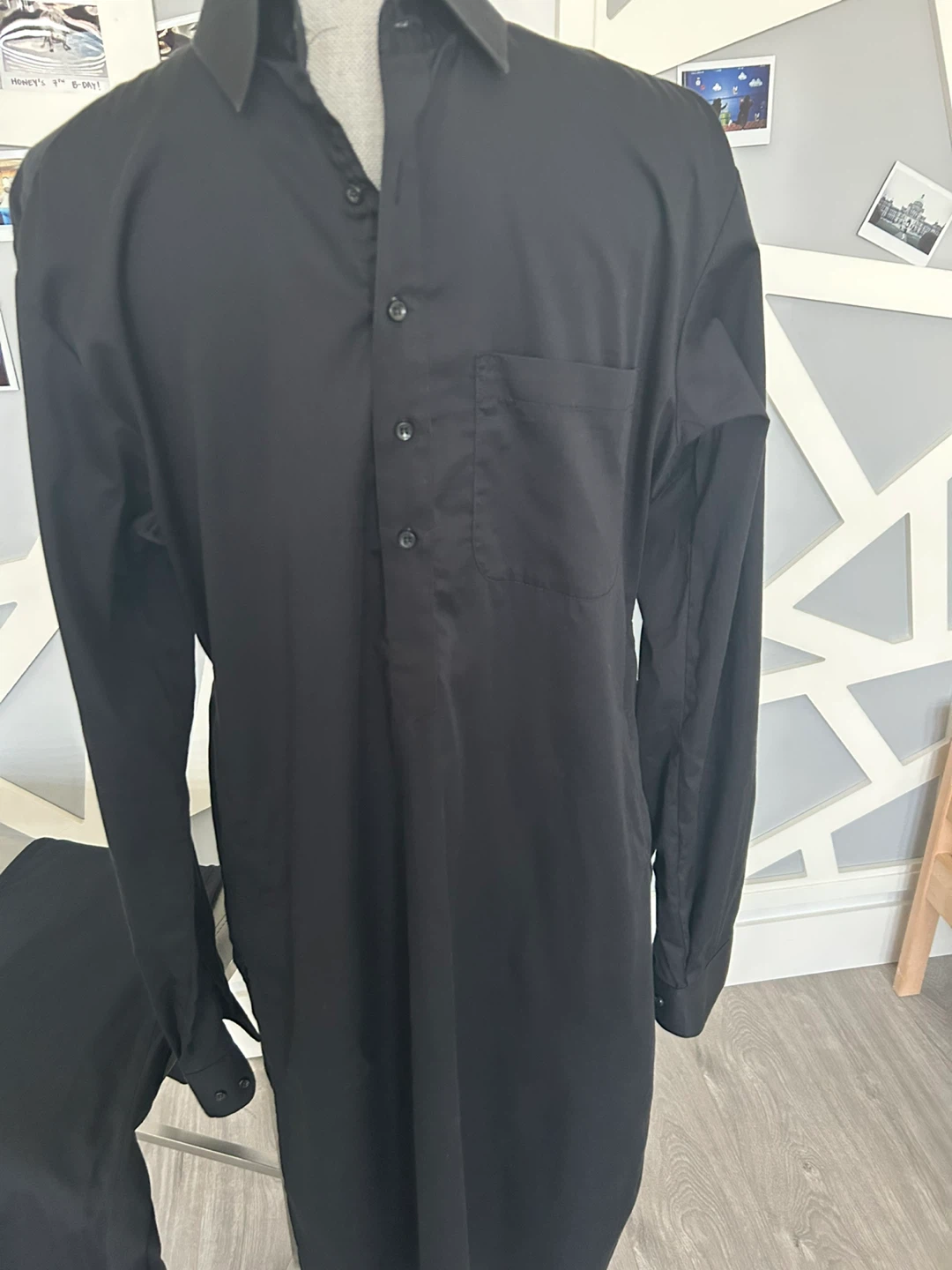 Black Kurta Pajama Set - photo 5